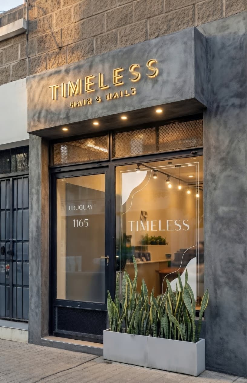Frente de Timeless Hair & Nails en Uruguay 1165, Corrientes